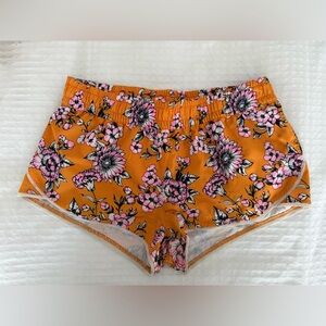 Endless Sun Bright Floral Shorts | Lightweight Lined Summer Beach Athleisure
